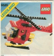 Lego 6685 - Fire Copter 1 