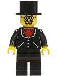   Lego adv038 - Lord Sam Sinister - Suit with 3 Buttons Black - Black Legs, Top Hat 