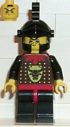 Lego cas045 - Knights' Kingdom I - Robber 2, Black Dragon Helmet 