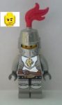   Lego cas440 - Kingdoms - Lion Knight Breastplate with Lion Head and Belt, Helmet Closed, Smirk and Stubble Beard 
