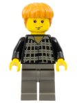 Lego hp032 - Ron Weasley, Black and White Plaid Shirt 