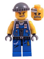 Lego pm012 - Power Miner - Engineer, Knit Cap 